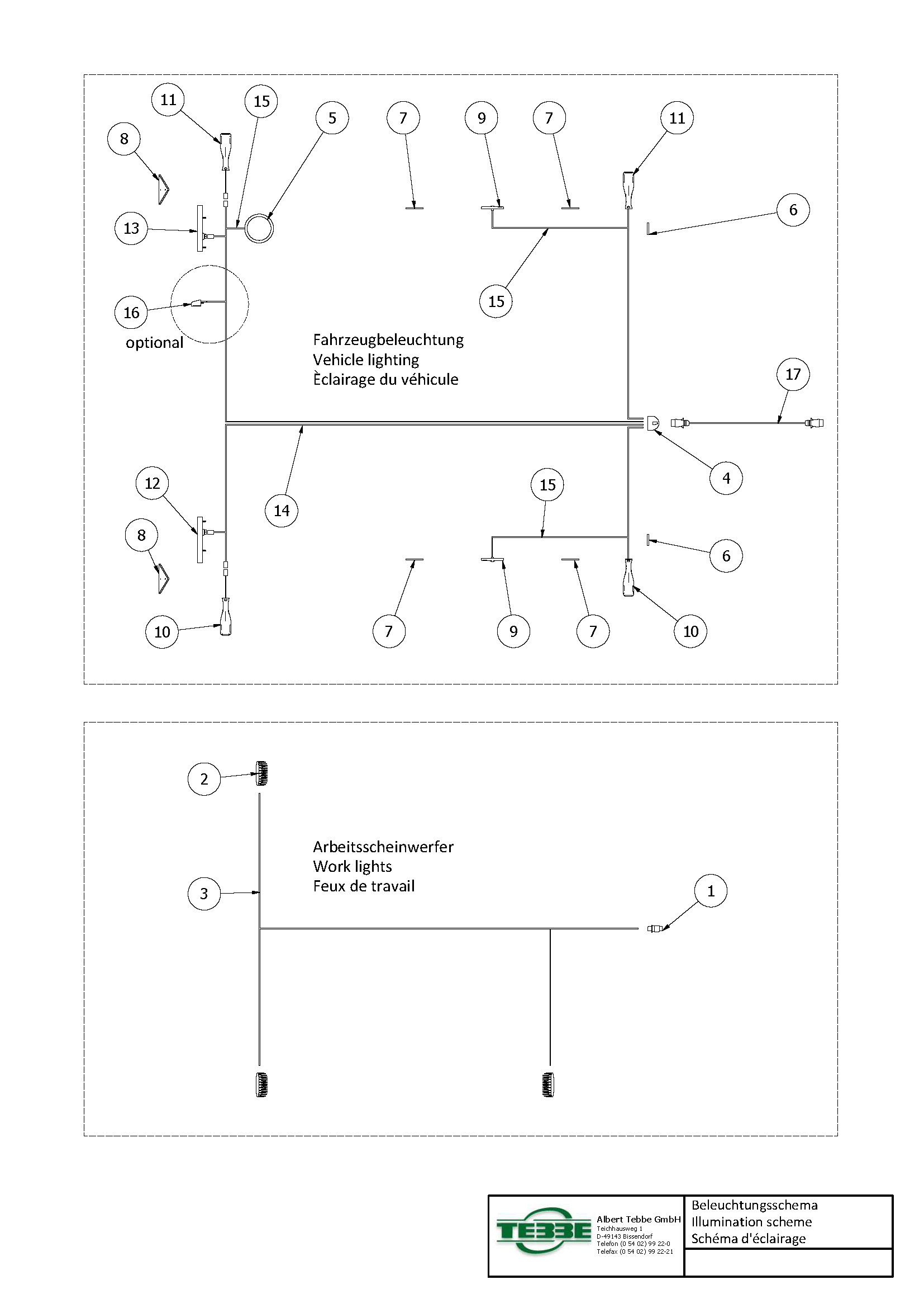 Verlichtingsschema